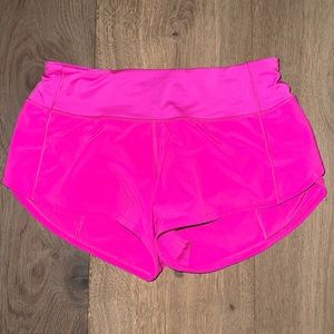 SONIC PINK lululemon speed up 2.5”
